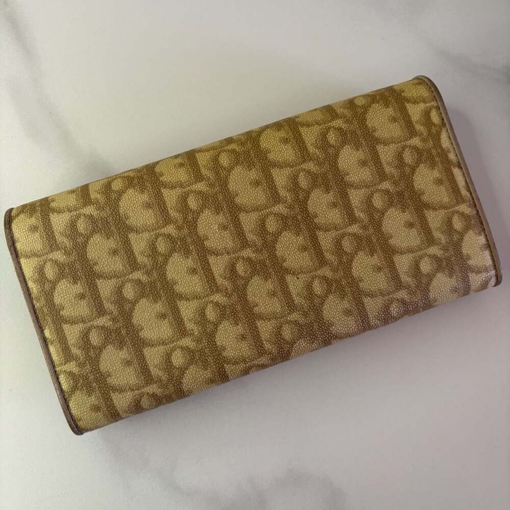 Christian Dior Vintage Trotter Romantique Bow Long Continental Wallet - Picture 4 of 13